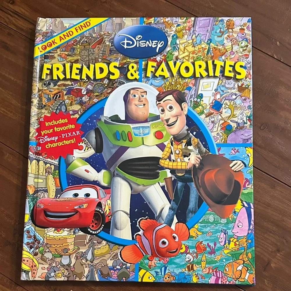 Rare Disney Friends & Favorites (Look and Find) hardcover book